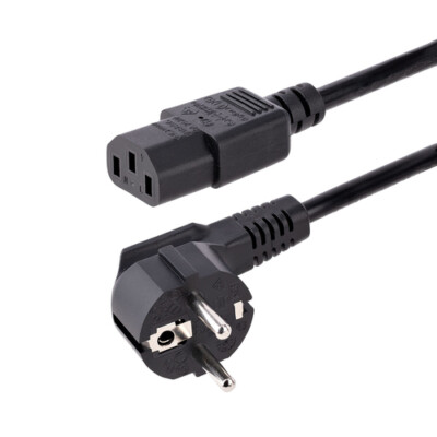 StarTech.com 1m EU Schuko auf C13 PC Stromkabel, Cor Kabel