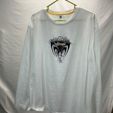 Ski-Doo Graphic Long Sleeve Tee Snowmobile BRP Logo White Men's TG/XL