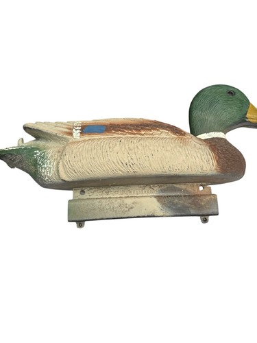 2 Flambeau Duck Decoy Plastic 15” Mallard Hen Blue Bird Hunting Outdoors Used - Picture 9 of 10