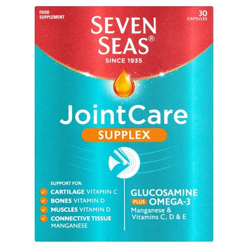 Seven Seas Jointcare Supplex Glucosamine plus Omega-3 30 Capsules - Picture 2 of 7