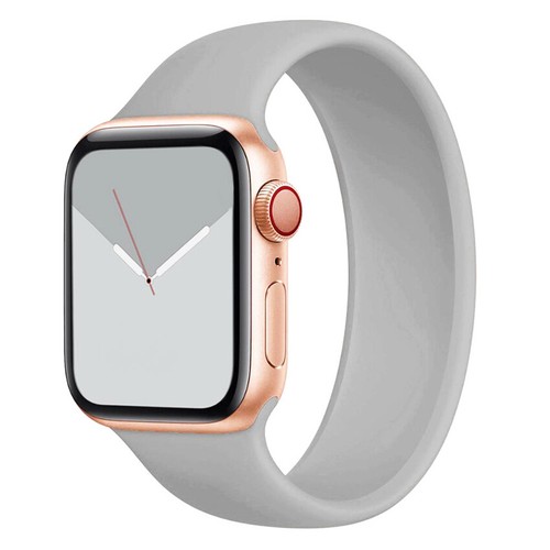 Cinturino in silicone anello singolo per Apple Watch Ultra Series 8 7 6 5 SE bracciale iWatch - Foto 28 di 38