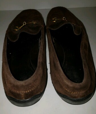 Peter Huber‎ Horsebit Buckle Chocolate Suede Loafers Men\'s size 11 PETER HUBER brown Suede Horsebit buckle Loafers 10.5 | eBay main image 4