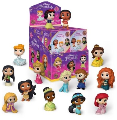 Funko minis Disney Princess ディズニー プリンセス Rare Funko Mystery Mini's Disney Princess Blind Box - New Sealed