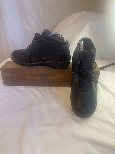 Damen-Schnürstiefeletten Duluth Trading Company Andia schwarz Leder Größe 8M - Bild 1 von 9