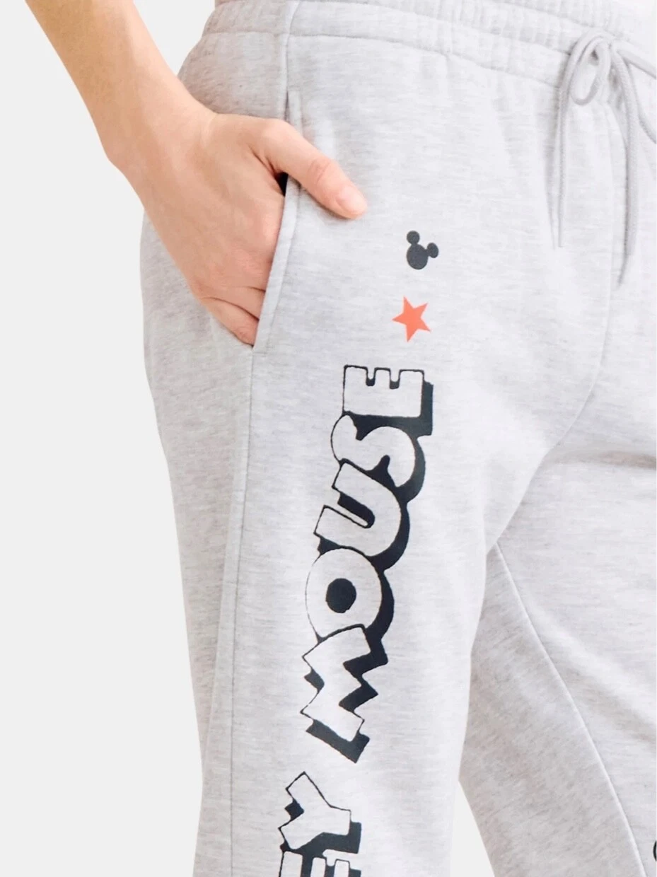 OFF WHITE Disney Topolino Felpa con Cappuccio Felpa con Cappuccio Maglione e Jogger Adolescente Donna XS Set