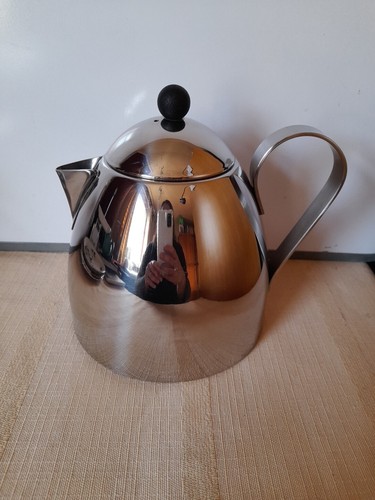 Vintage Marks And Spencer M&S Stainless Steel Teapot With Mirror Finish - Picture 5 of 14