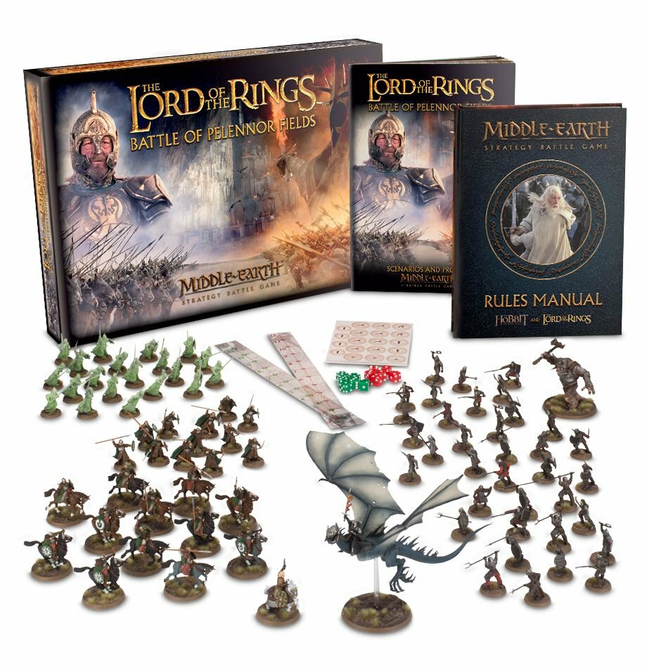 Nuevo señor de los anillos Warhammer campos de batalla de Pelennor Kit de arranque Nuevo señor de los anillos Warhammer campos de batalla de Pelennor Kit de arranque