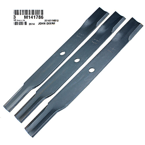 John Deere Original Equipment 3 Mower Blades #M141786