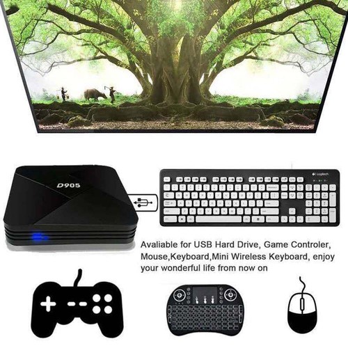 Equipments Android WIFI D905 HDMI TV box TV Receivers Smart TV Box Media Player - Picture 7 of 12