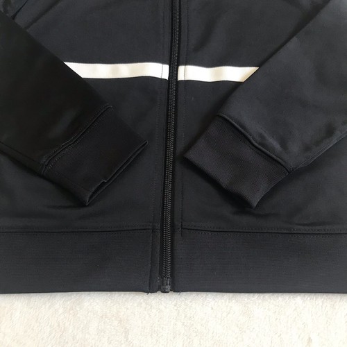 Athletic Works Girls Black White FullZip Sweat Jacket Sz S (6-6X) Chest 30" NWT - Picture 11 of 16