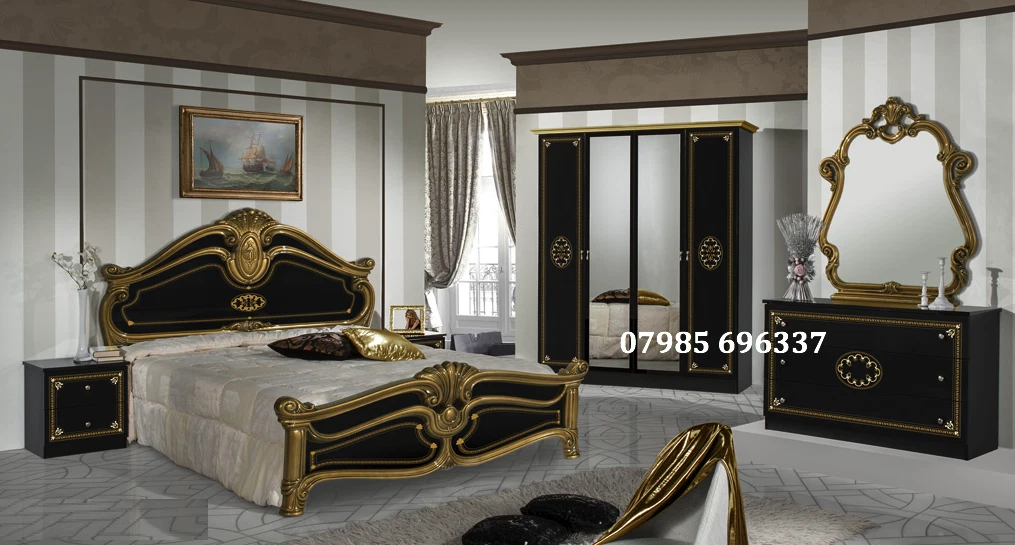 Amalfi king platinum bedroom clearance set