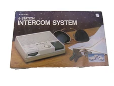 Archer 4 Station Home Intercom System Voice Audio Two-Way 43-223A VINTAGE RETRO