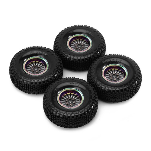 INJORA 1.3" Beadlock Felgen ModuWheel mit XHX Pin Reifen fr 1/18 1/24 RC Crawler - Picture 9 of 15