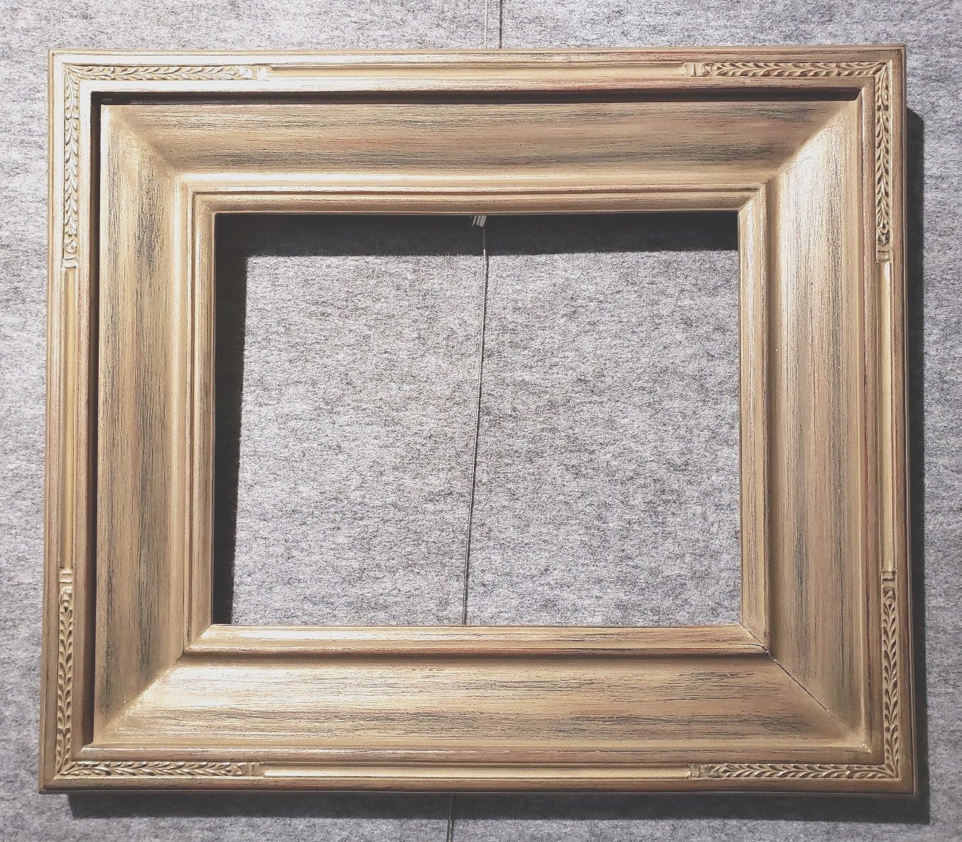 4" WIDE Silver Leaf Ornate photo family Oil Painting Wood Picture Frame M4S eBay