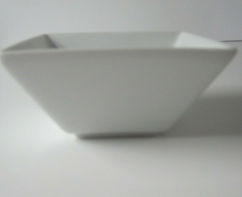 Set of 4 Home Essentials Mini Square Serving Bowls 3.5" X 2" High White - Picture 5 of 8