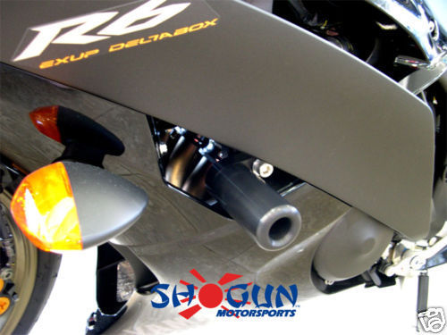 Yamaha 2008-2016 YZF R6 Shogun Frame Slider Kit w/ Spools & Bar Ends No Cut - Picture 1 of 1