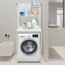 Mensola per WC, mensola da bagno, mensola per lavatrice, mensola da bagno a 3 piani