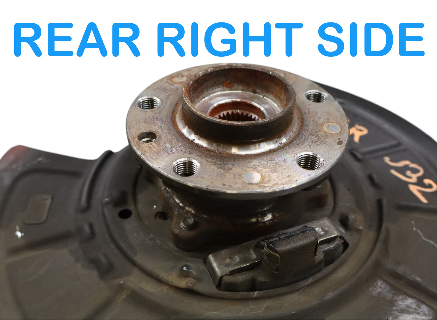14-17 Maserati Ghibli Rear Right Passenger Wheel Spindle Knuckle Hub Bearing Oem
