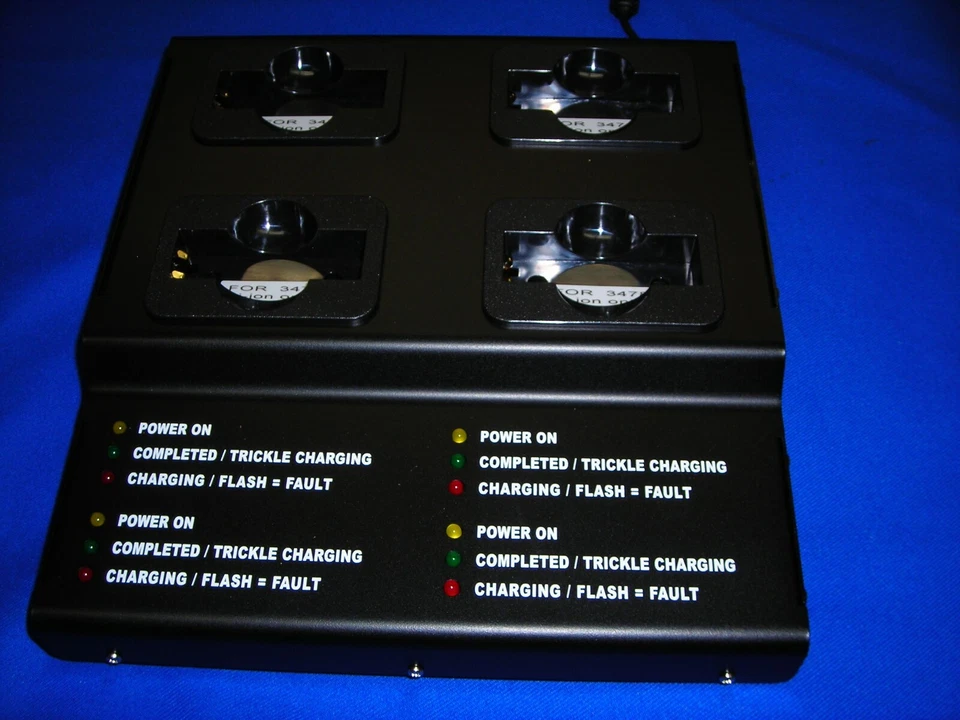 4 Bank Pro металлический сканер зарядное устройство (UL/CE) с B-чашки F PSION/TEK.7535 #HU3000 сканер - Изображение 3 из 3