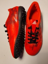Adidas F5 TRX TF Junior Football Boots UK 2 Turf Soccer Shoes Red B40563