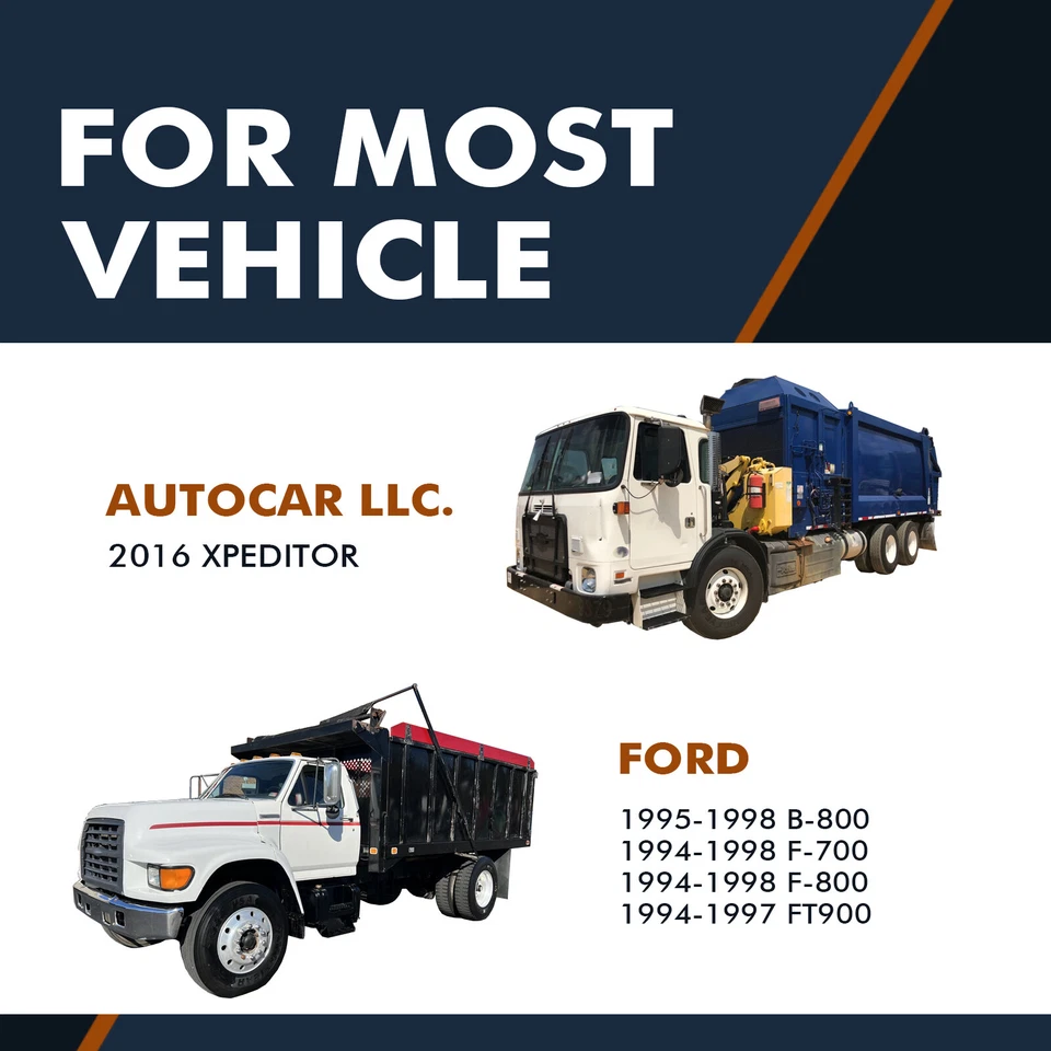 2 件后减震器适用于 1994 - 1998 福特 F-800 带 OE# F4HT18080AA F4HT18080AB — 第 2/3 张图片