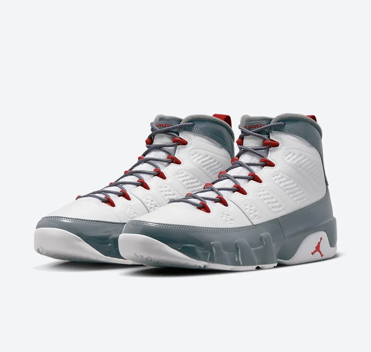 Nike Air Jordan 9 Fire Red White Cool Grey Retro CT8019-162  display picture 3