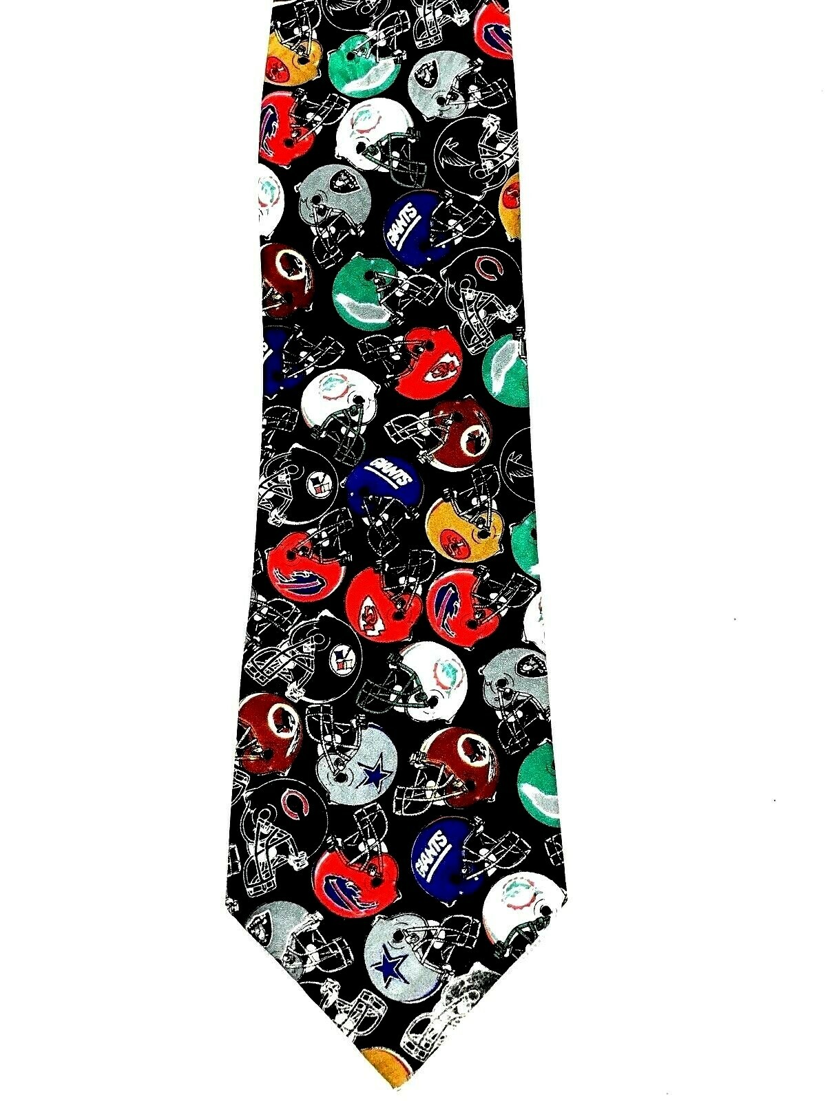 VTG NFL Logos Football Team Necktie Mens Sports Nove… Gem