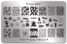 HALLOWEEN nail art stamping plates multiple brands pumpkin, bats, ghosts, etc...