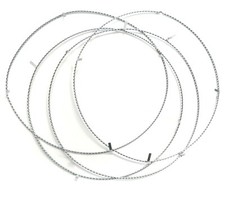 Pair Lowrider Chrome 20 Inch Rim Twisted Trim Rim Rings