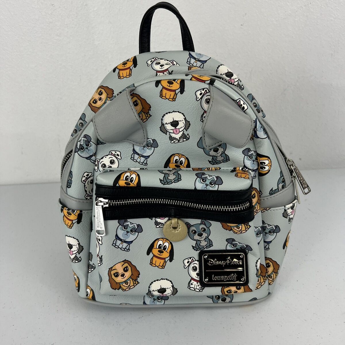 Disney Parks Loungefly Disney Dogs Puppy Mini Backpack Grey Disney Parks Loungefly Disney Dogs Puppy Mini Backpack Grey