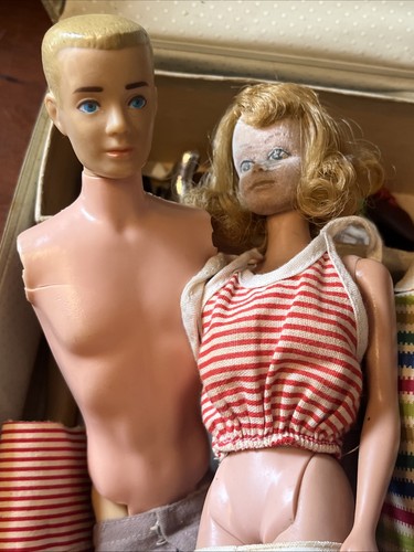 Beautiful Vintage 1960 Barbie Titian Bubblecut Collection Ken And Midge Too - Picture 6 of 15