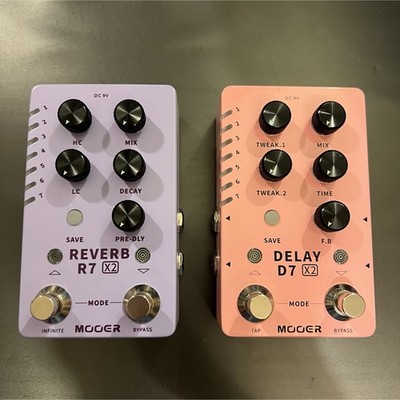 Mooer D7 X2 Delay R7 Stereo Reverb efno.269