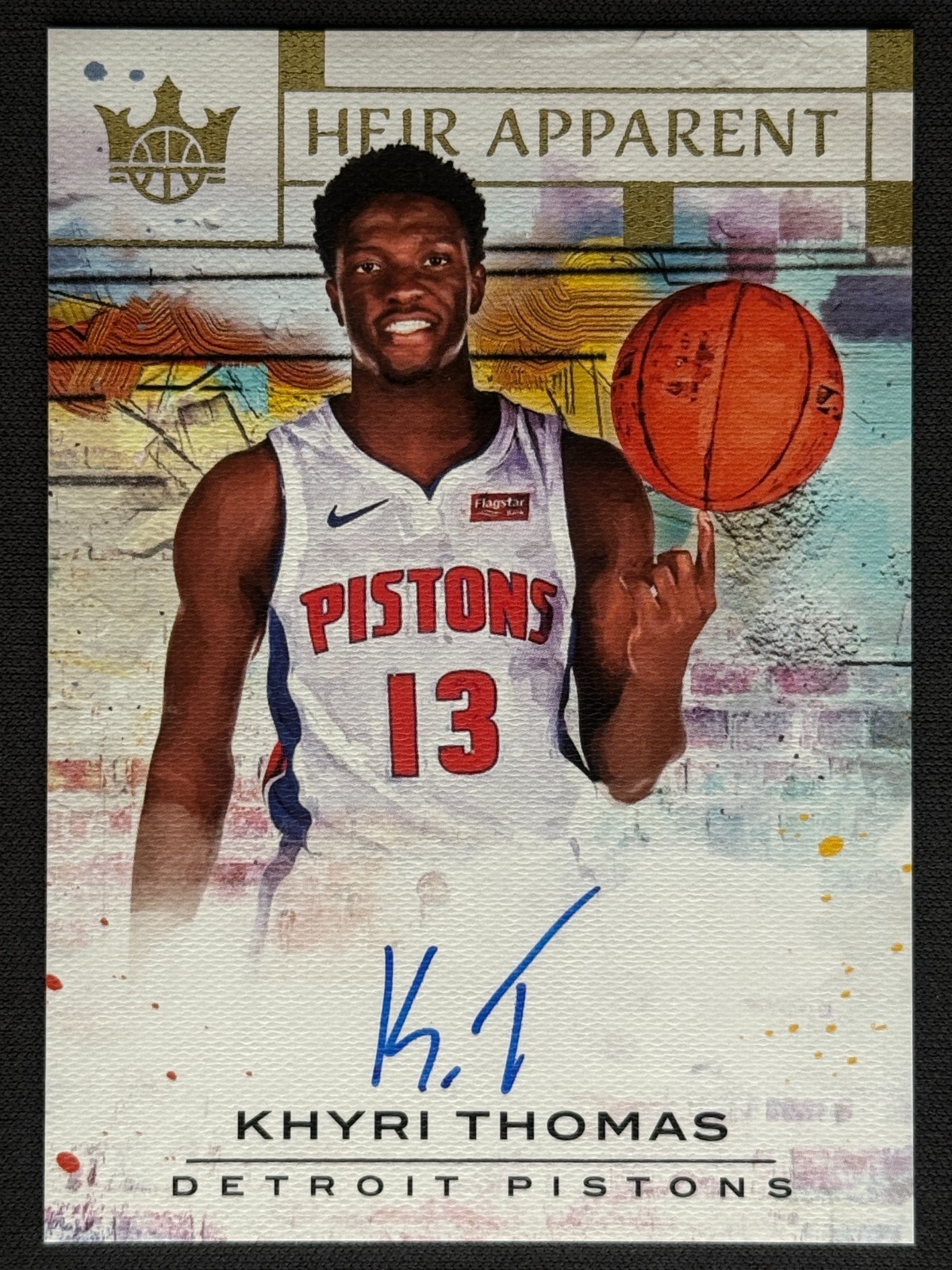 KHYRI THOMAS 2018-19 Panini Court Kings Heir Apparent Insert Rookie RC Auto /199