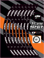 DCOR - 40-80-204 - Rim Decal - KTM Logo - 21" Front