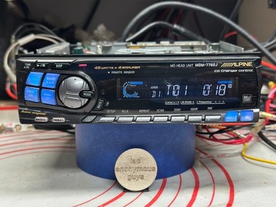 ALPINE # MDM-7760J JDM MiniDisc Deck Mini-BUS Vintage Old School RESTORED #02