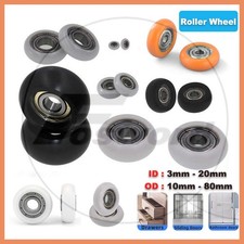 POM Nylon Roller Wheel Plastic Bearing CNC Guiding Wheel Flat Belt Idler 3-20mm