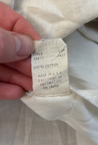 VTG Christian Dior Sleeveless Summer Victorian White Eyelet Lace Nightgown Small - Picture 9 of 11