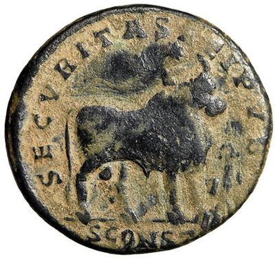 Julian II The Apostate AE1 ''Apis Bull, Eagle Before'' Arles