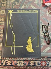 The Shield &The Storm Leather bound Operation Desert Storm '90-91 Nat’l Guard Ed