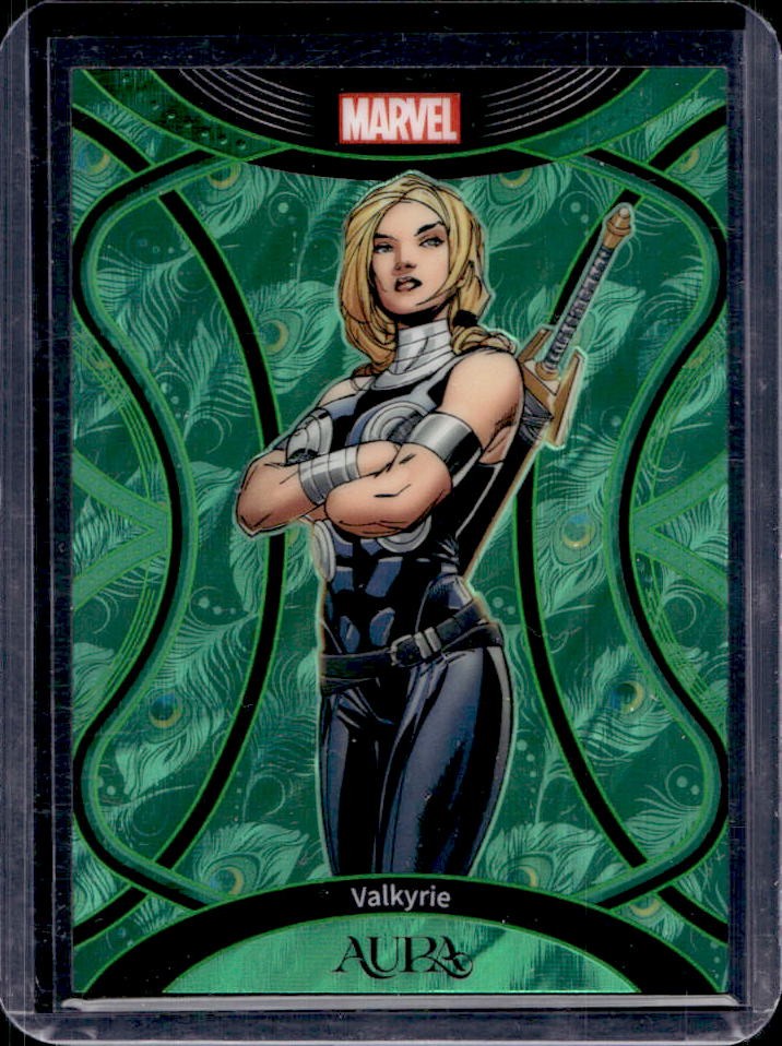 2025 Kakawow Aura Marvel Valkyrie Green Peacock #/25
