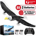 DEERC Remote Control Eagle Plane 2.4GHz RC Bird Toy with 2 Batteries