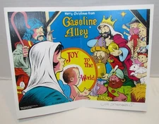 2000 Gasoline Alley Christmas Card signed by Jim Scancarelli