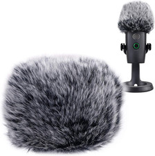 Microphone Furry Windscreen Muff - Mic Wind Cover Fur Pop Filter as Foam Cover C