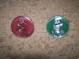 VINTAGE H R PUFNSTUF RINGS...2 ITEMS..