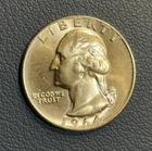 1964 D Washington Quarter – 90% Silver Coin - Brilliant Uncirculated 💎