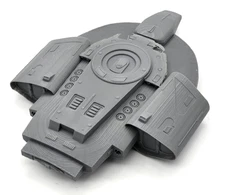 3D Printed Star Trek USS Defiant NX-74205 Space Ship Replica  approx. 9" x 4"