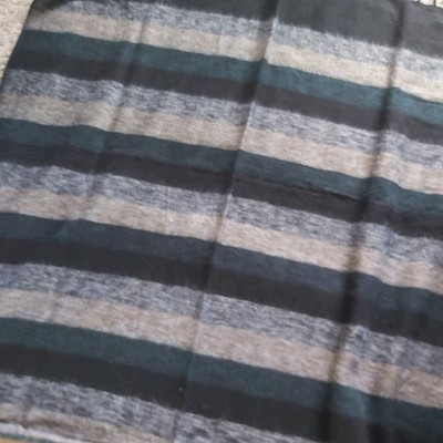 Wohndecke/Plaid  mehrfarbig  gestreift 120x230 cm Neuware