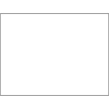 5 x 7" White Inventory Rectangle Labels-500 per Roll