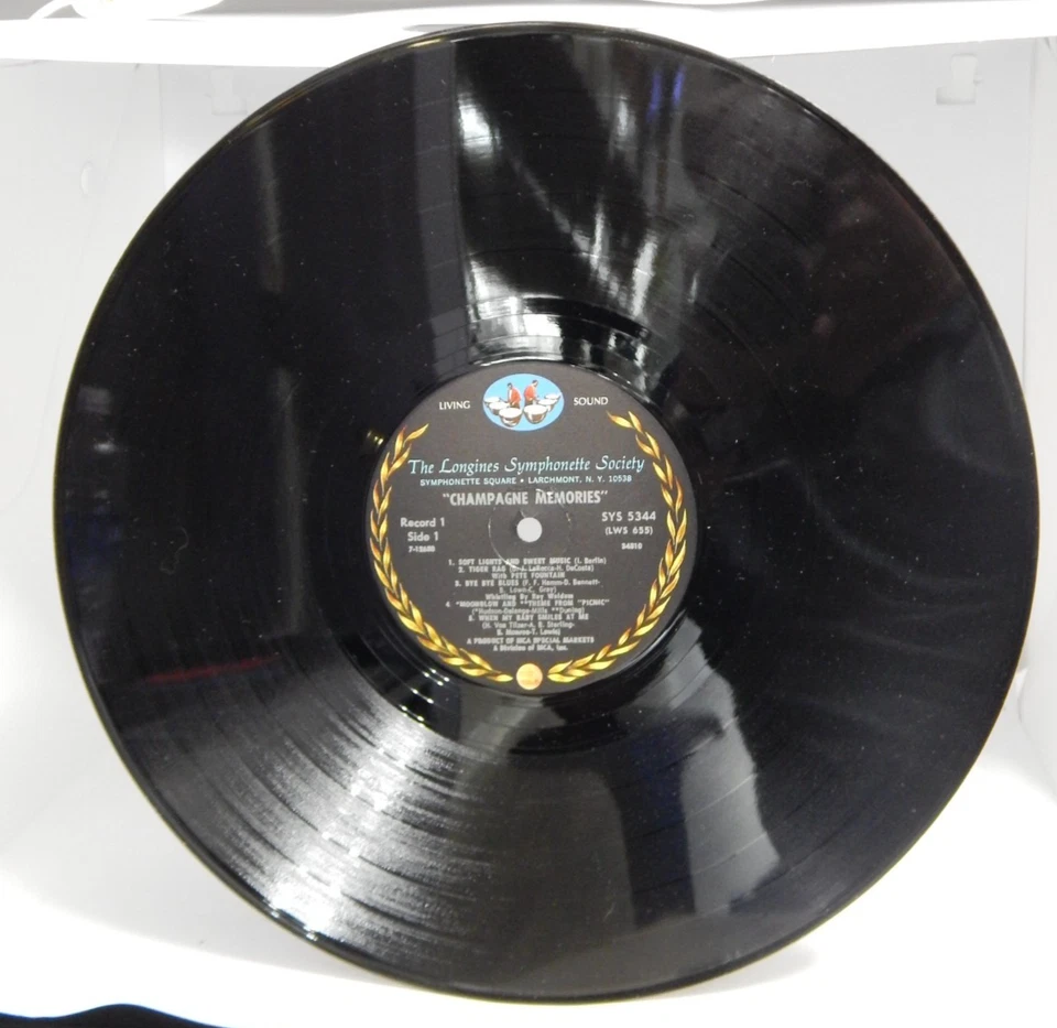 LAWRENCE WELK - CHAMPAGNE MEMORIES - Longines Symphonette Society - 12" - 33 RPM - Image 3 of 4