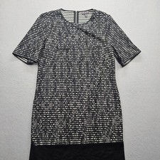 The Limited Women's Size Medium Black White Short Sleeve Lace Dress